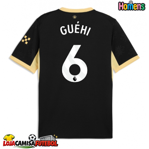 Camisa de Futebol Manchester City Marc Guehi #6 Equipamento Secundário 2026-27 Manga Curta